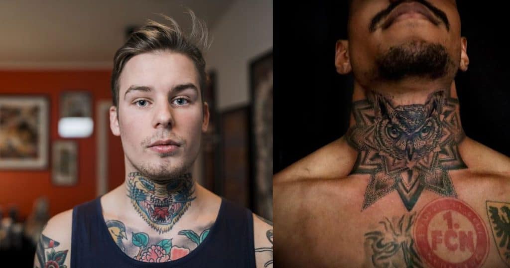 10. Front Neck Tattoo Ideas for Guys - wide 6