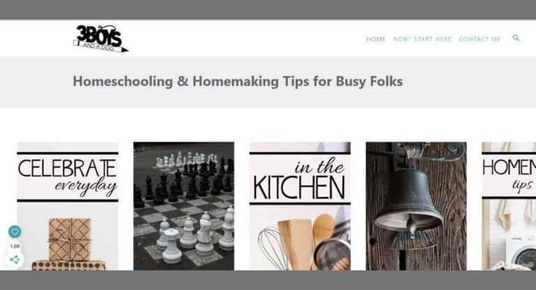 Boys and a Dog Homemaking Homeschooling Tips for Busy Folks